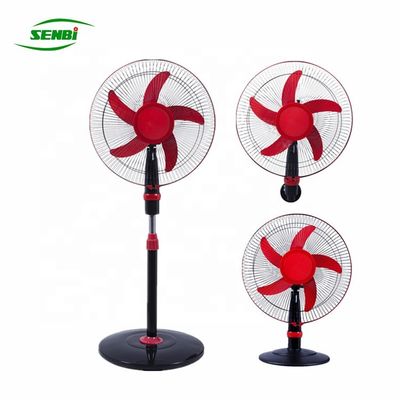 CE Certificate Ac Floor Fan 16 Inch , Plastic Material 3 In 1 Pedestal Fan