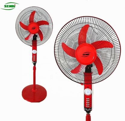 Indoor Style 16 Inch 18 Inch Oscillating Stand Fan With Plastic Round Base